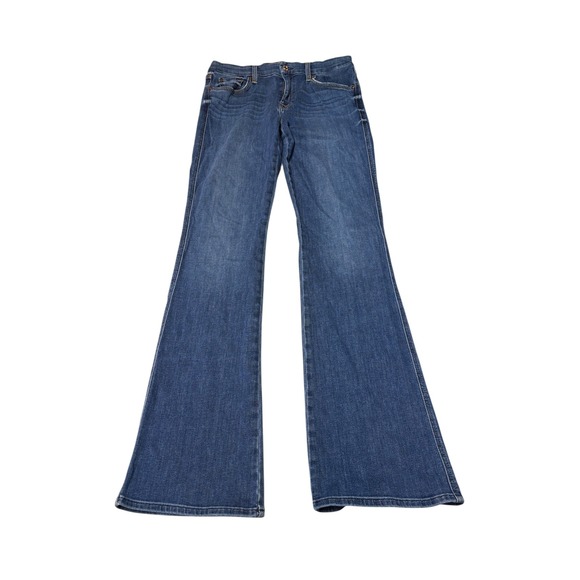 7 For All Mankind Denim - 7 For All Mankind A Pocket Flare Jeans Medium Wash Blue Denim Womens Size 31X33